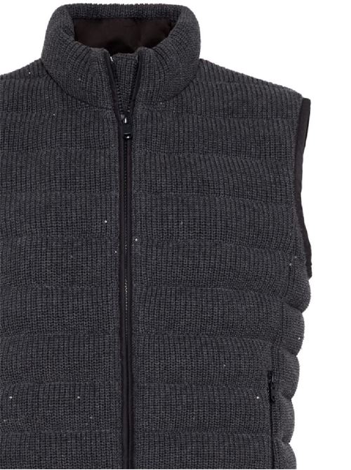 Medium grey men's gilet Brunello Cucinelli | M0DVT2776CSM62